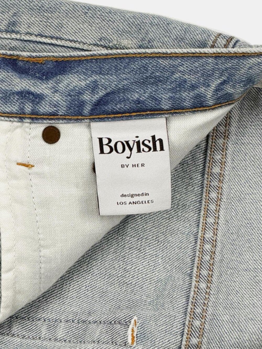 Boyish The Billy High Rise Skinny Jean 27 Barefoot in the Park Vintage Wash - Picture 11 of 14